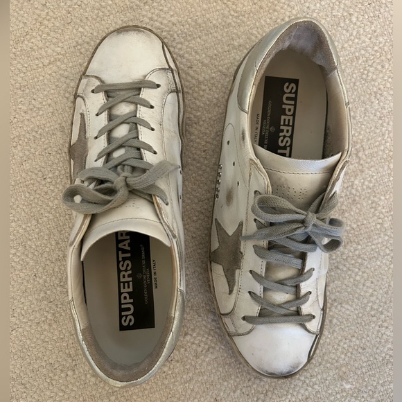 Golden Goose Superstar Mixed Leather Sneakers (Silver) - Picture 5 of 5